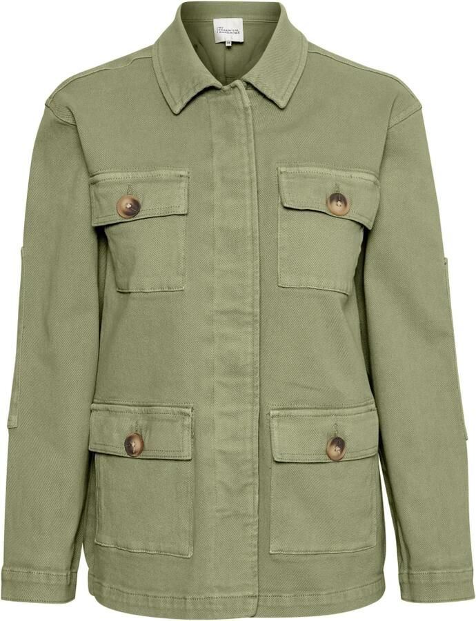 My Essential Wardrobe Stijlvolle Army Jack Green Dames - Foto 2