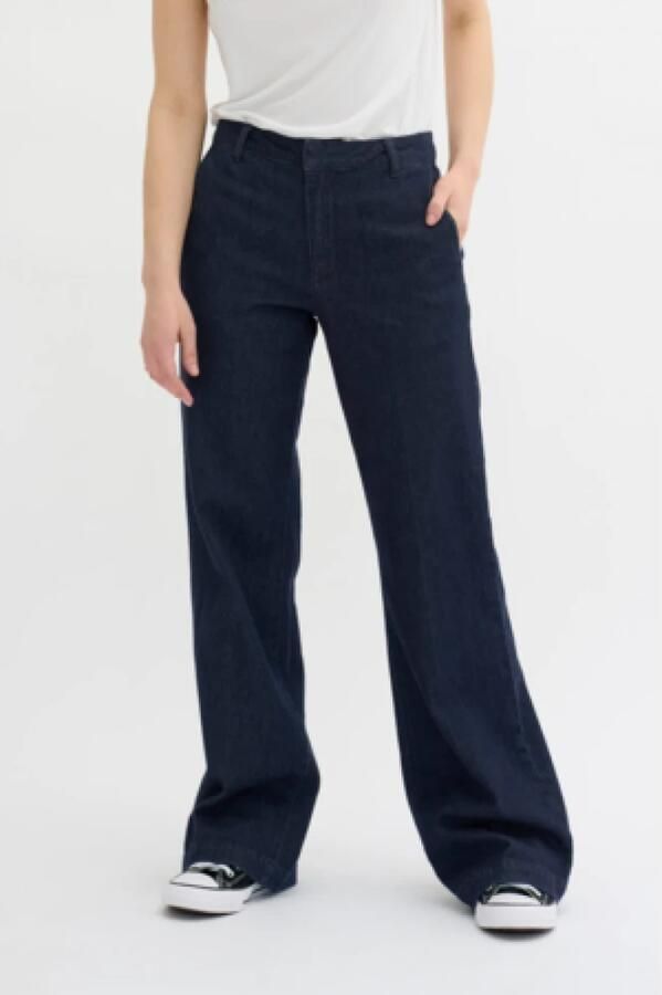 MY ESSENTIAL WARDROBE Dames Broeken Lara Pant 115 Blauw - Foto 3