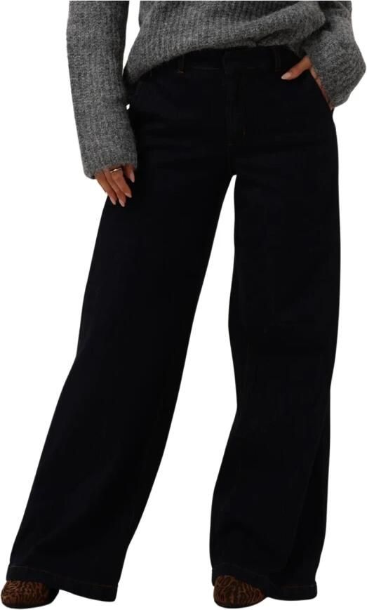 MY ESSENTIAL WARDROBE Dames Broeken Laramw 115 Wide Pant Donkerblauw - Foto 3