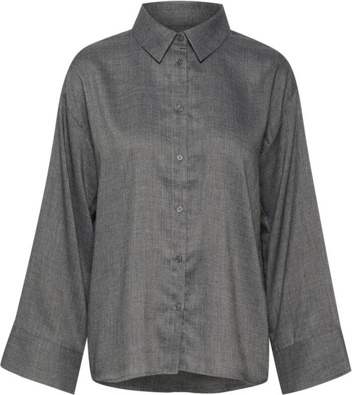 My Essential Wardrobe Shirts Grijs Dames