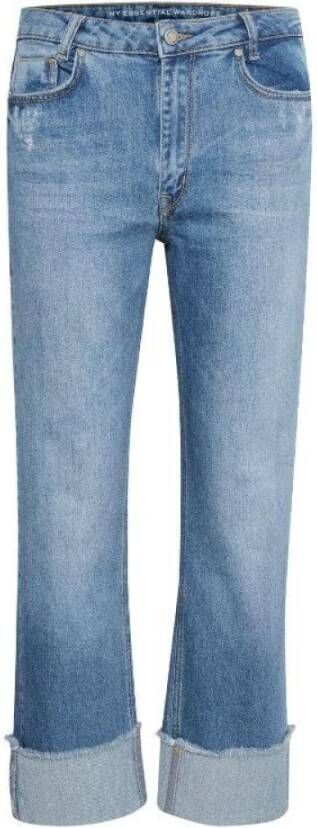 My Essential Wardrobe Straight Jeans Blauw Dames