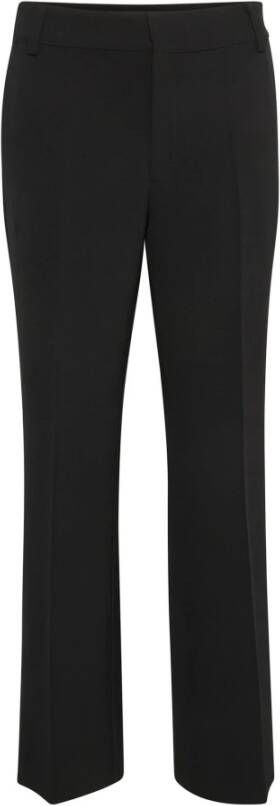 My Essential Wardrobe Straight Trousers Zwart Dames