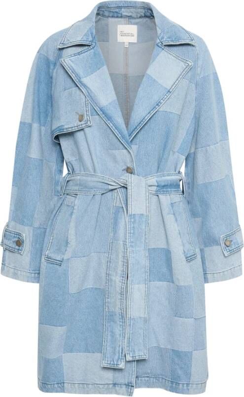 My Essential Wardrobe Trench Coats Blauw Dames