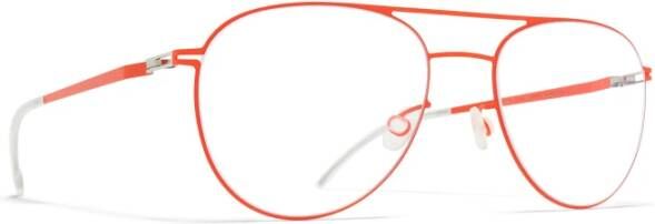 Mykita Stijlvolle zonnebril voor modeliefhebbers Orange Unisex
