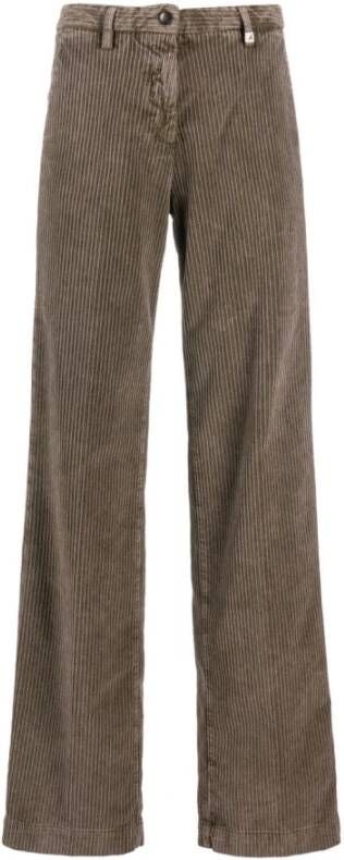Myths Brede broek Bruin Dames