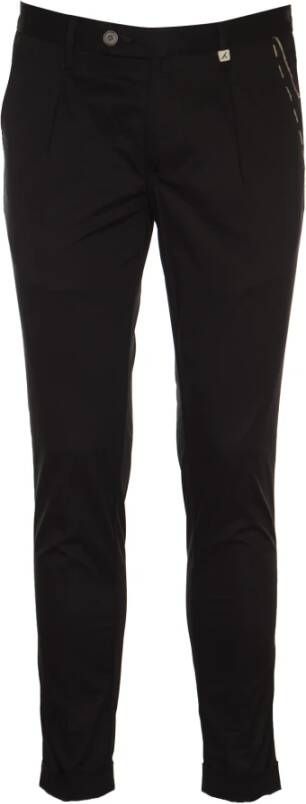 Myths Slim-fit Trousers Black Heren