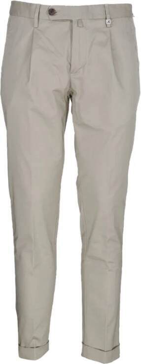 Myths Slim-fit Trousers Beige Heren
