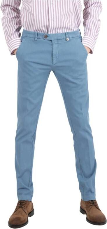 Myths Slim-fit Trousers Blauw Heren