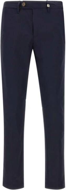 Myths Straight Trousers Blauw Heren