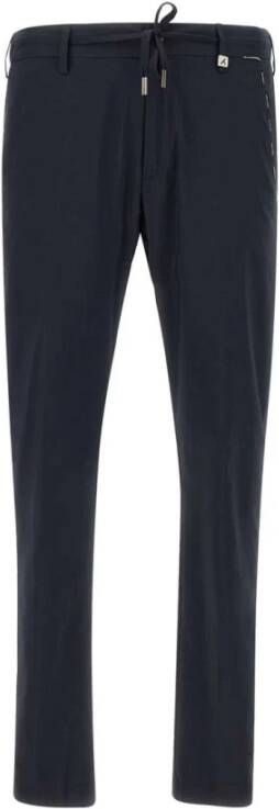 Myths Straight Trousers Blauw Heren