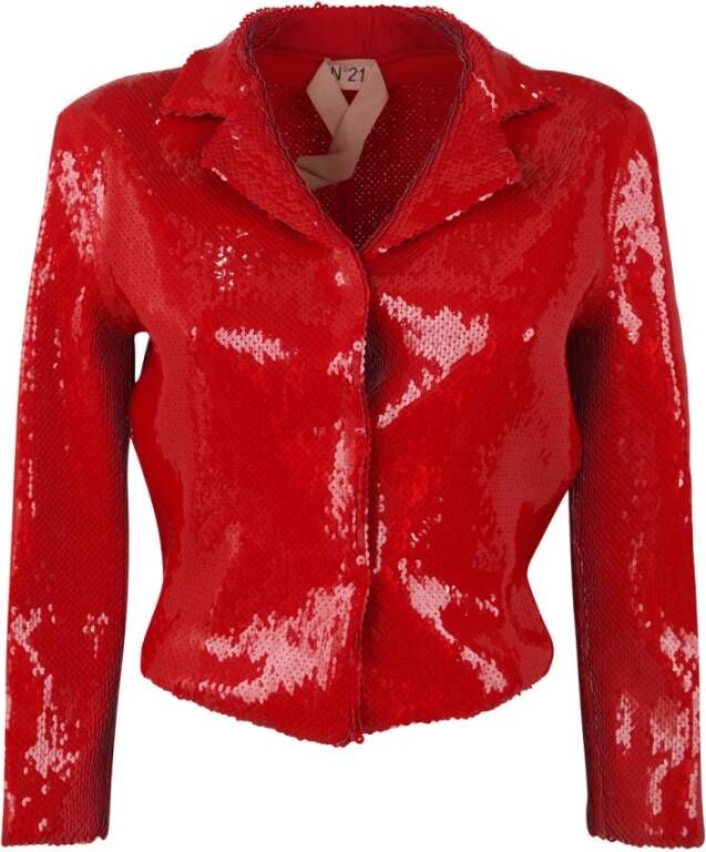 N21 Blazerjas Rood Dames