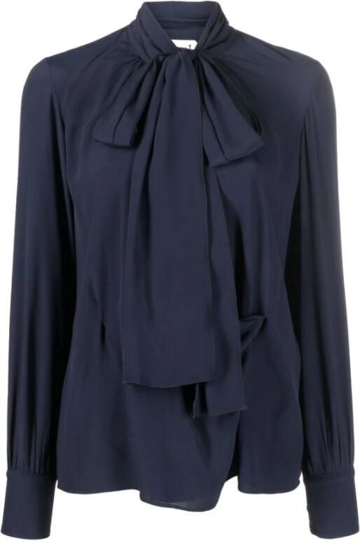 N21 Blouses & Shirts Blauw Dames
