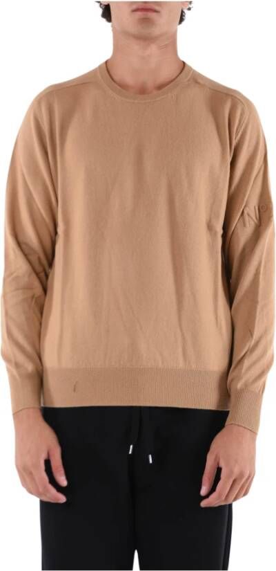 N21 Crew Neck Sweater Beige Heren