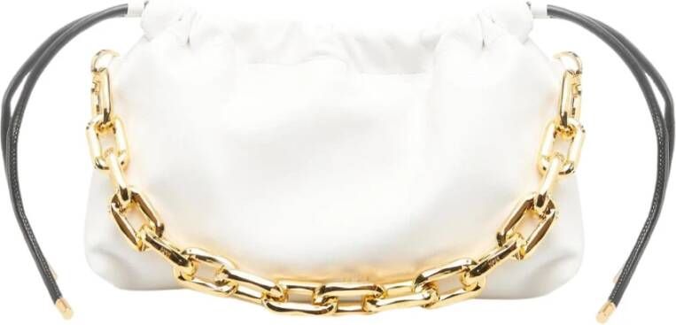 N21 Witte Dames Tas met Logo en Afneembare MuntClutch Tas White Dames