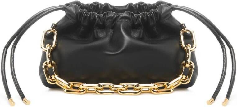 N21 Zwarte dames tas met voorlogo Black Dames