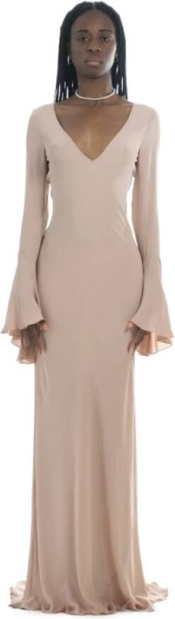 N21 Dresses Beige Dames