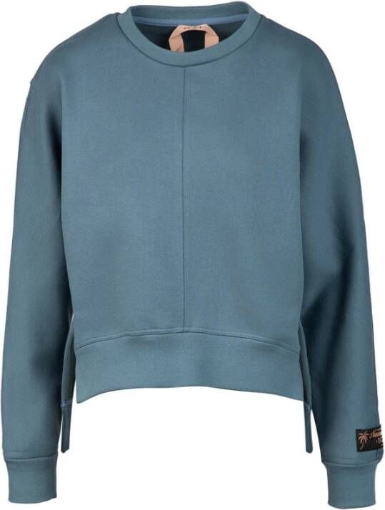 N21 Effen Sweatshirt Blauw Dames