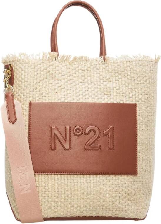 N21 Handbags Beige Dames