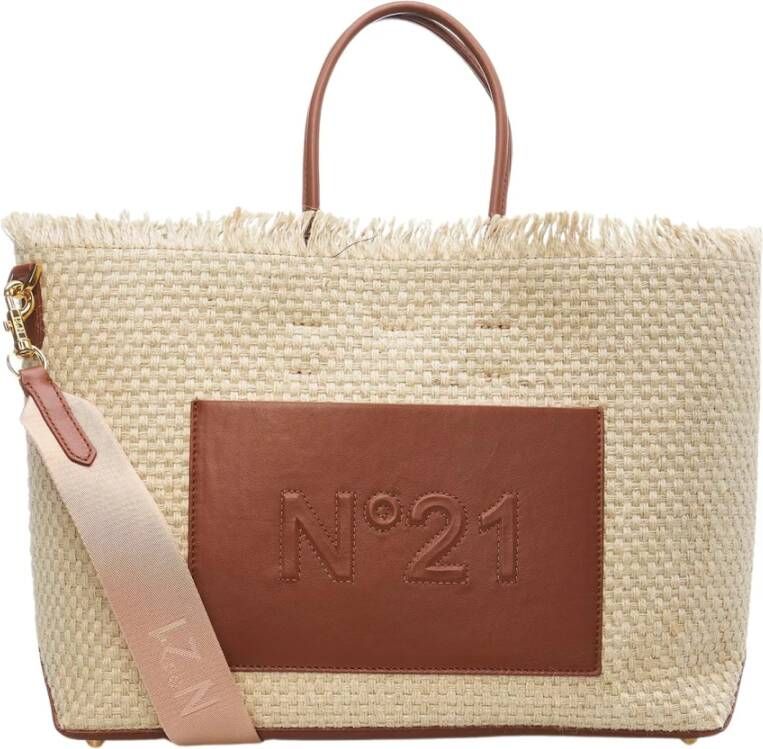 N21 Handbags Beige Dames