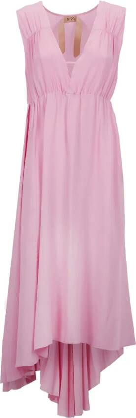 N21 Midi Dresses Roze Dames