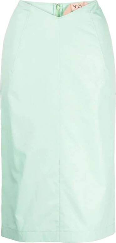 N21 Midi Skirts Groen Dames
