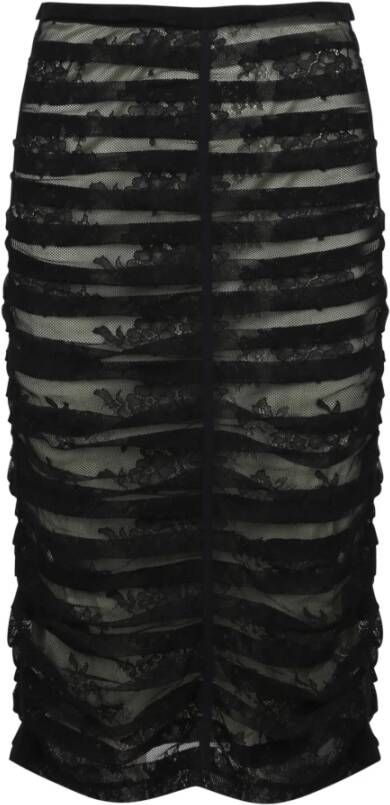 N21 Midi Skirts Zwart Dames