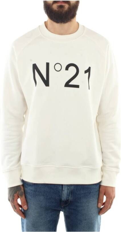 N21 N ° 21 E034 4063 Sweatshirt Men White Wit Heren