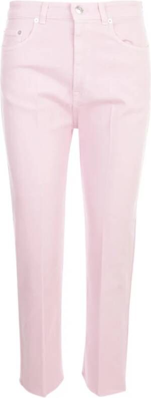 N21 Rechte denim jeans Roze Dames