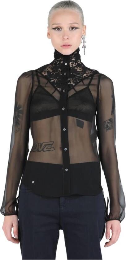 N21 Shirt Zwart Dames