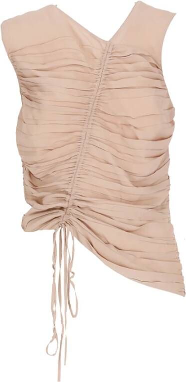 N21 Sleeveless Tops Roze Dames