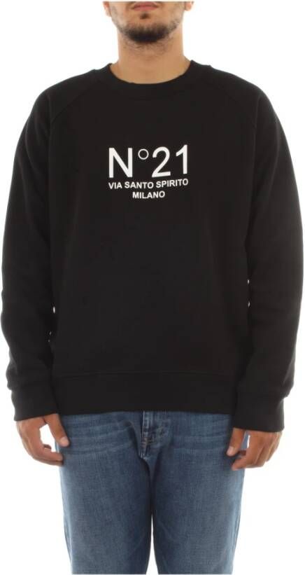 N21 Sweatshirts Zwart Heren