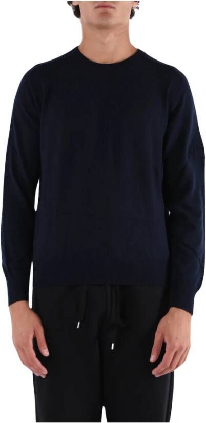 N21 Crew Neck Sweater Blue Heren