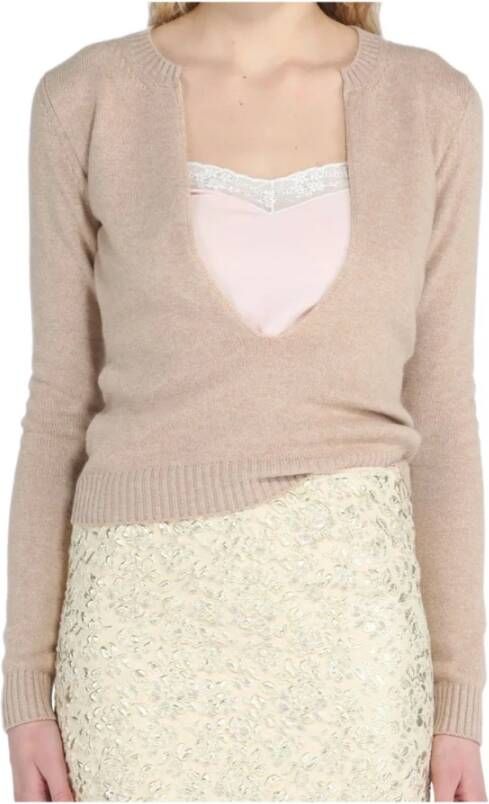 N21 Sweatshirts & Hoodies Beige Dames