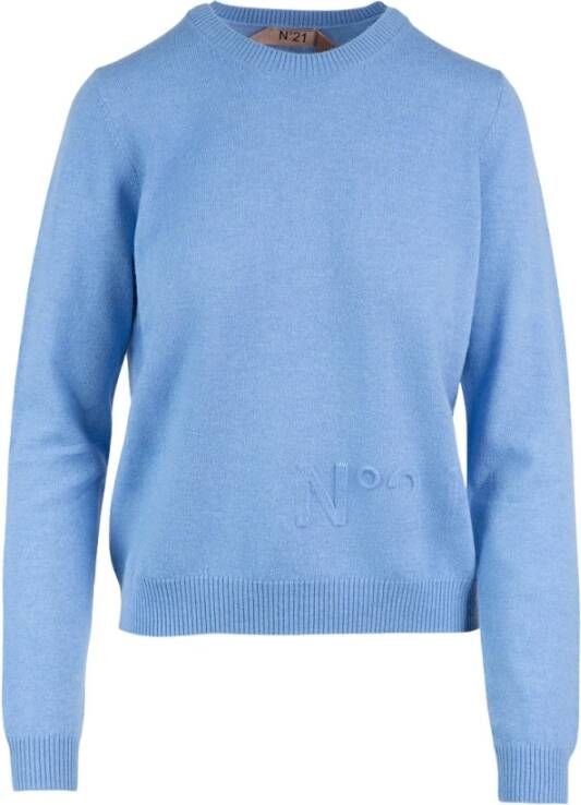 N21 Sweatshirts & Hoodies Blauw Dames