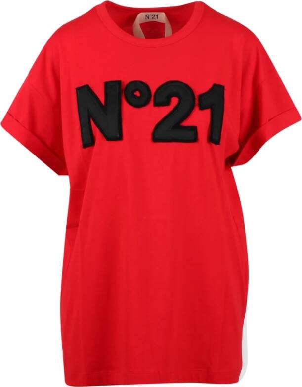 N21 t-shirt Rood Dames
