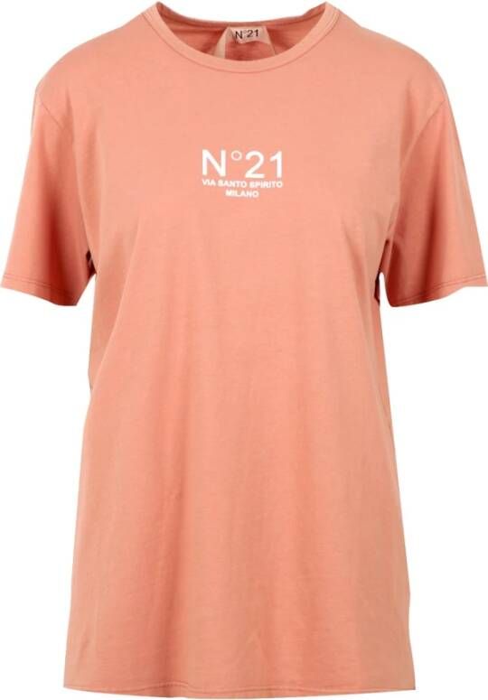 N21 t-shirt Roze Dames