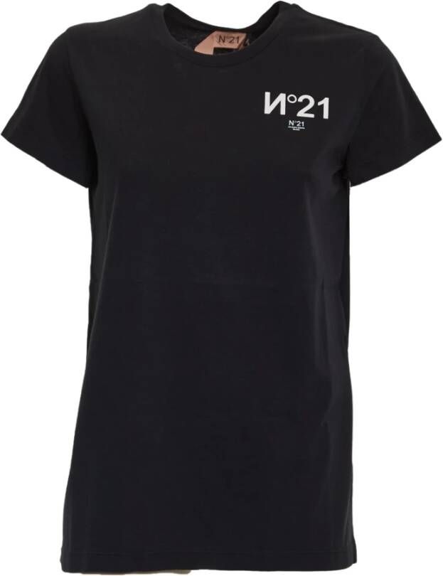 N21 T-Shirts Zwart Dames
