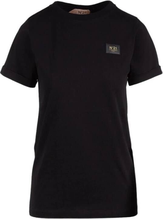 N21 T-Shirts Zwart Dames