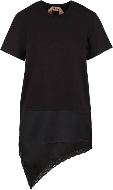 N21 T-Shirts Zwart Dames