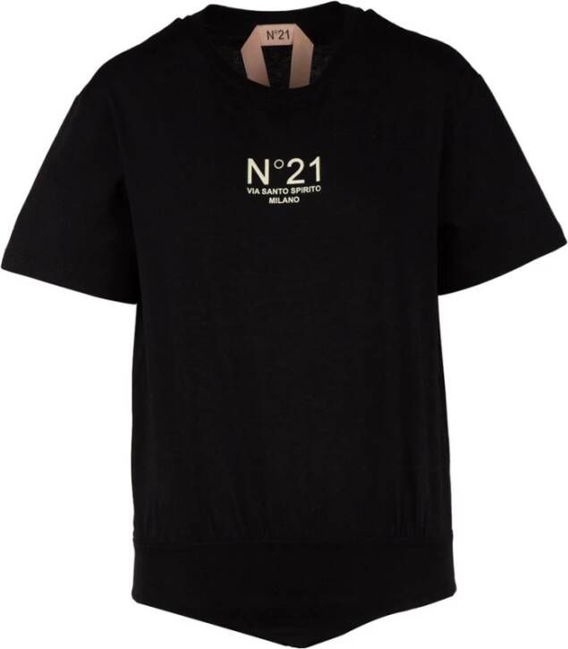N21 T-Shirts Zwart Dames