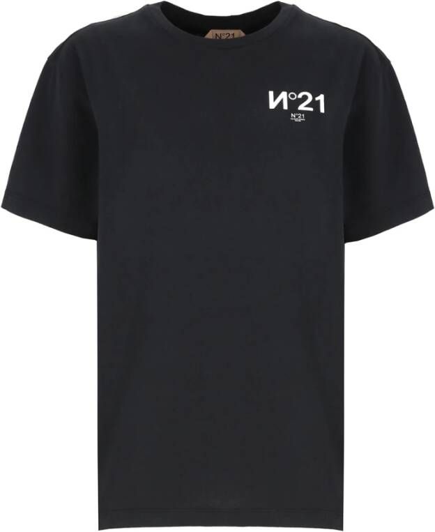 N21 T-Shirts Zwart Dames