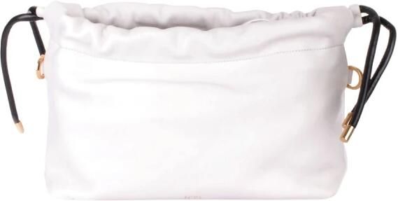 N21 Witte Dames Tas met Logo en Afneembare MuntClutch Tas White Dames