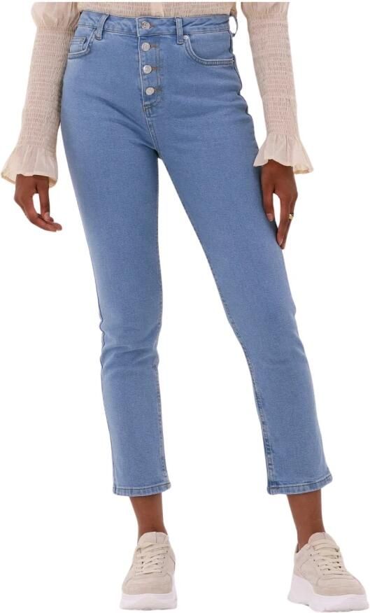 Na-kd Blauwe Skinny Jeans Button Up Skinny Jeans - Foto 3