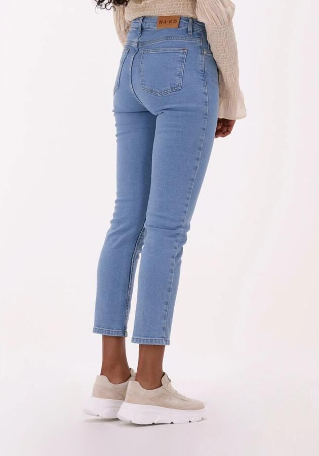 Na-kd Blauwe Skinny Jeans Button Up Skinny Jeans - Foto 1