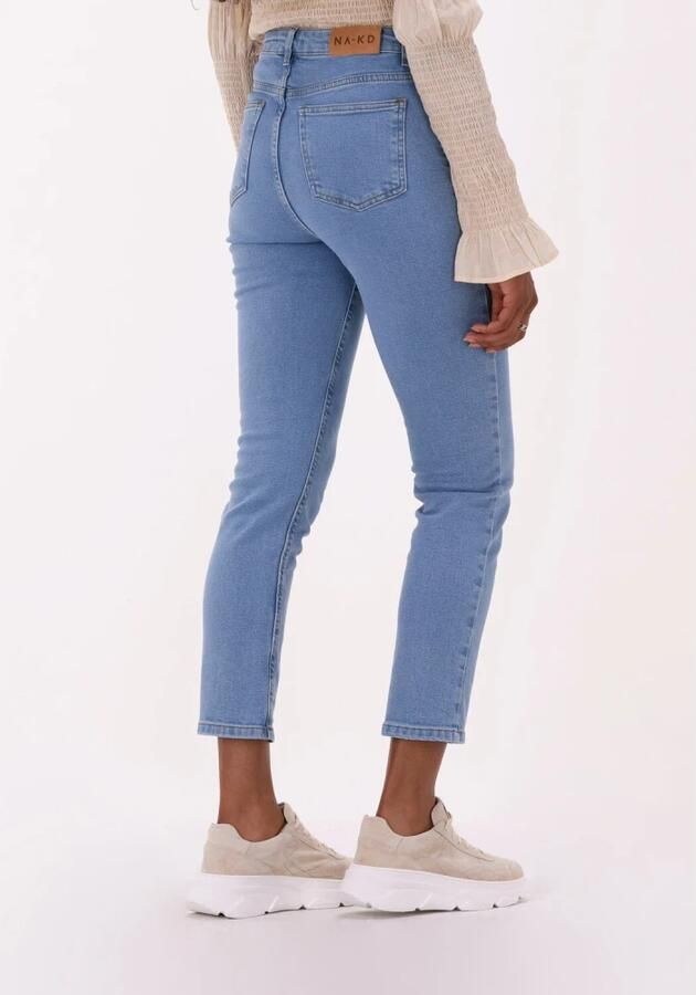 Na-kd Blauwe Skinny Jeans Button Up Skinny Jeans - Foto 2
