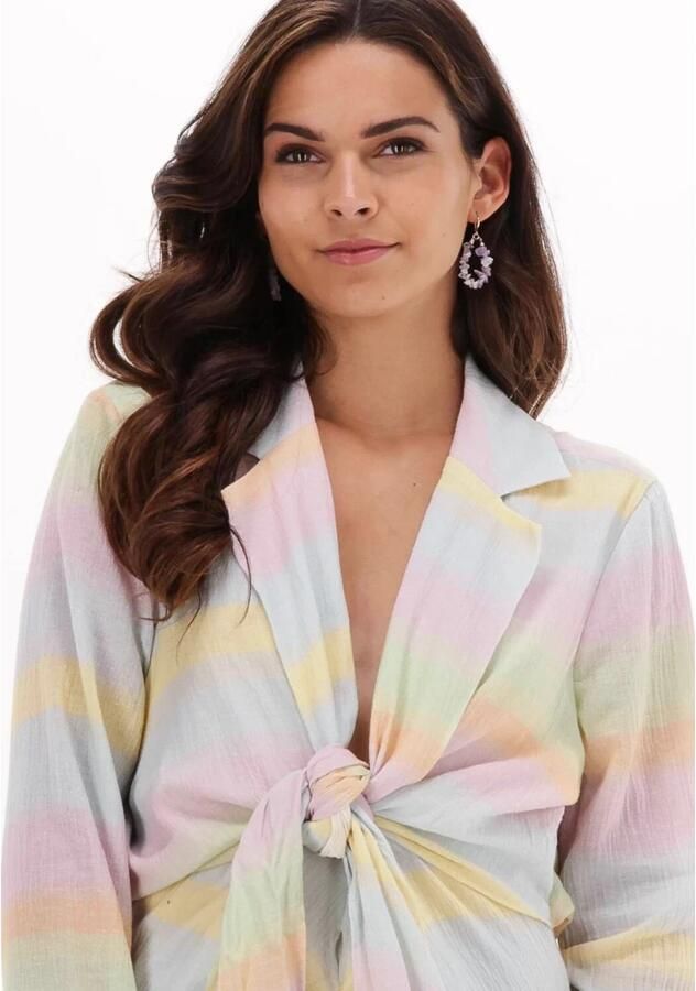 NA-KD Dames Jurken Twisted Front Short Dress Multi