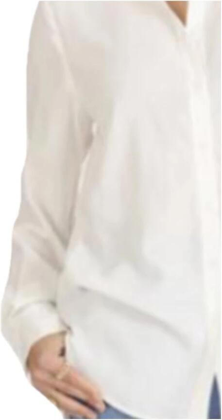 Naf Witte Lange Mouwen Overhemd White Dames - Foto 2