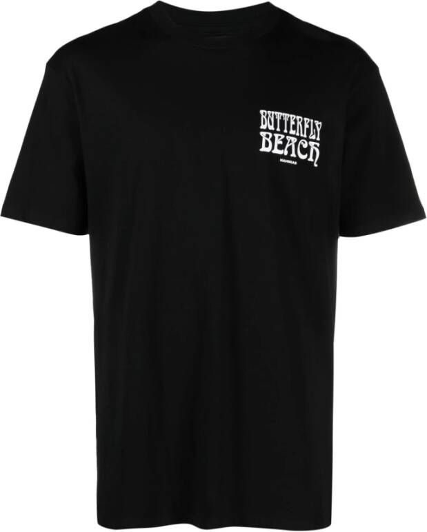 Nahmias T-Shirts Zwart Heren
