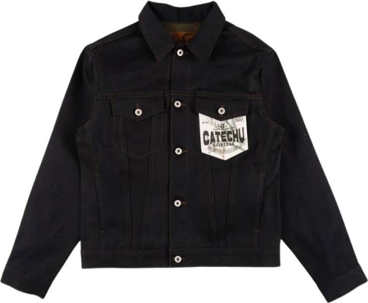 Naked & Famous Denim Denimjacks Zwart Heren