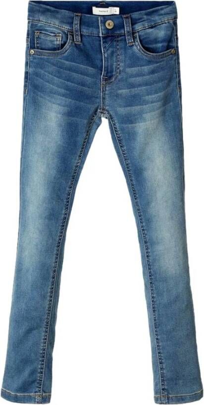 Name it Kids Nkmtheo Dnmthayer 1166 SWE Pant Noo: Light Blue Denim | Freewear Jeans Blauw Dames